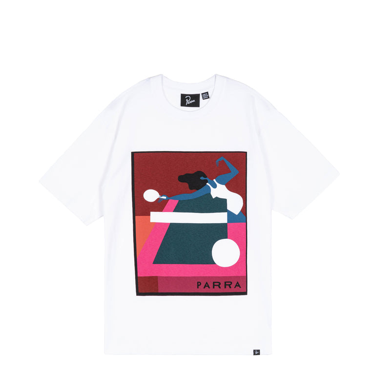 By Parra Ping Ponged T-Shirt - S / White - 1