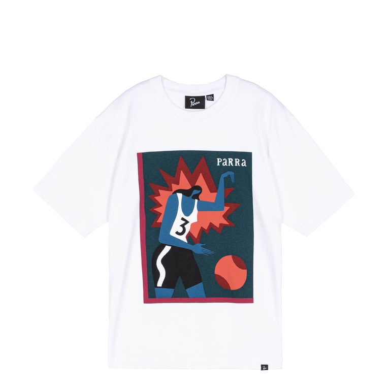 By Parra Baseketball T-Shirt - S / White - 1