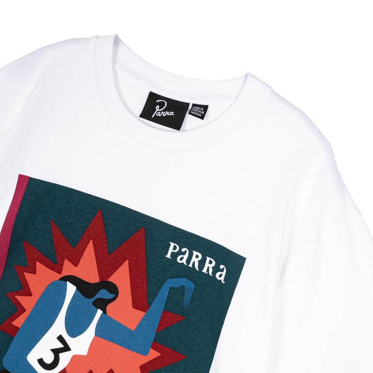 By Parra Baseketball T-Shirt - S / White - 2