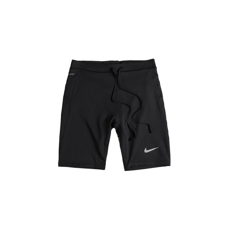 Nike Dri-FIT Brief-Lined Running 1/2-Length Tights - S / Black / Reflective Silver - 1