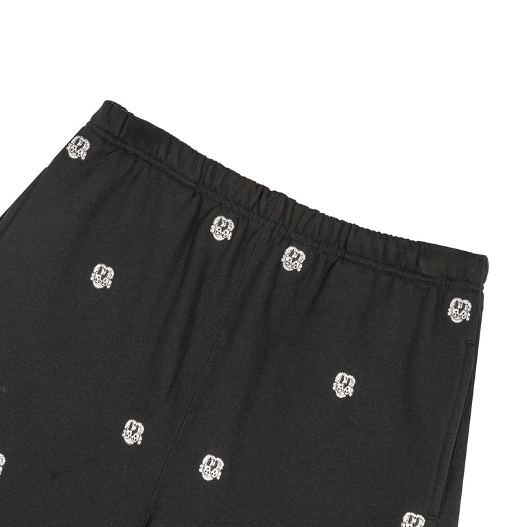 CHITO International Allover Finesse Embroidered Sweat Short - XL / Black - 3