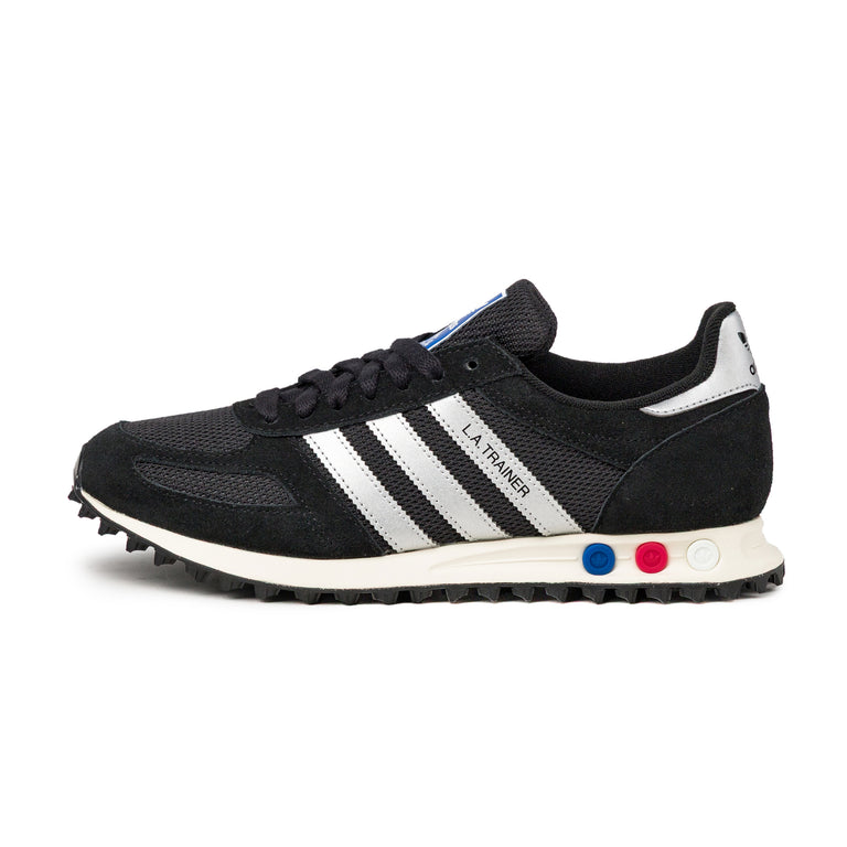 Adidas LA Trainer OG - 40 / Core Black / Silver Metallic / Off White - 1