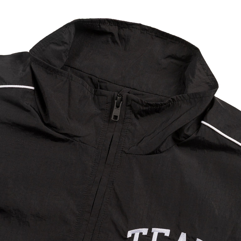 Patta Athletic Nylon Track Jacket - M / Black - 2