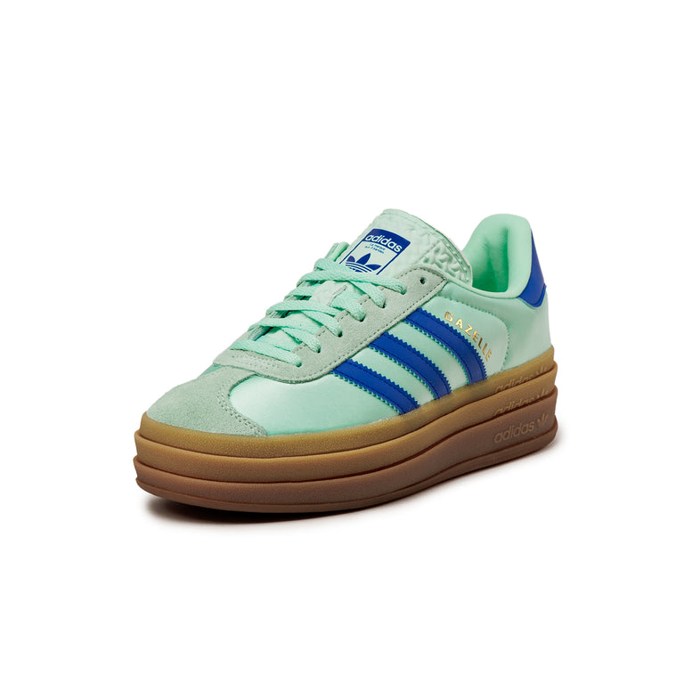 Adidas Gazelle Bold W - 38 2/3 / Clear Mint / Lucid Blue / Gold Metallic - 2
