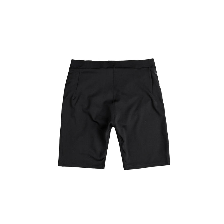 Nike Dri-FIT Brief-Lined Running 1/2-Length Tights - S / Black / Reflective Silver - 2