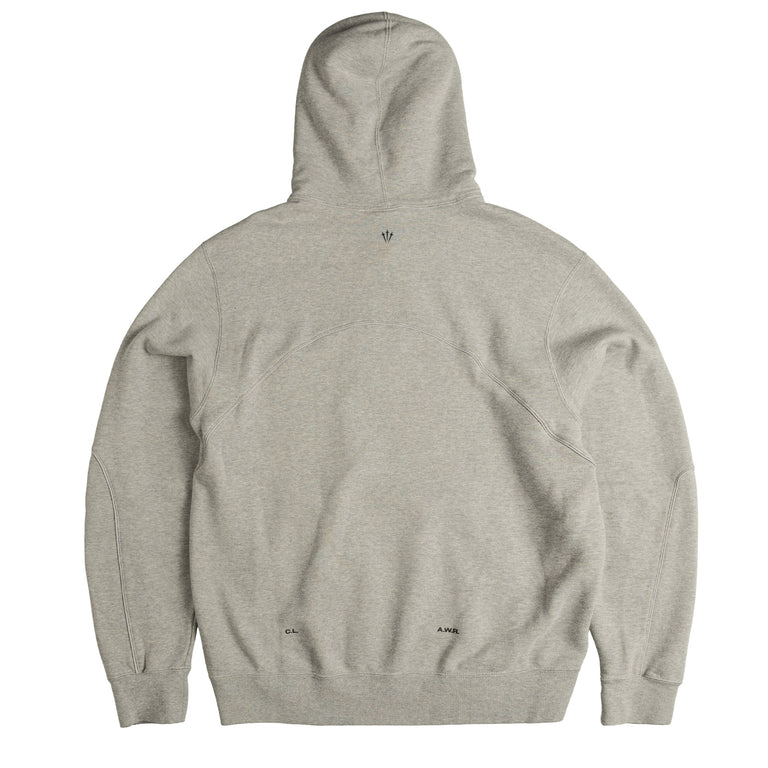 Nike x Nocta Fleece Hoodie - L / Dark Grey Heather / Matte Silver / Black - 2