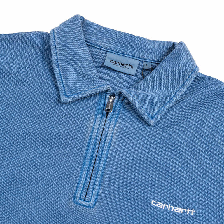 Carhartt WIP Pique Script Sweat - XL / Wolfsbane / White - 2