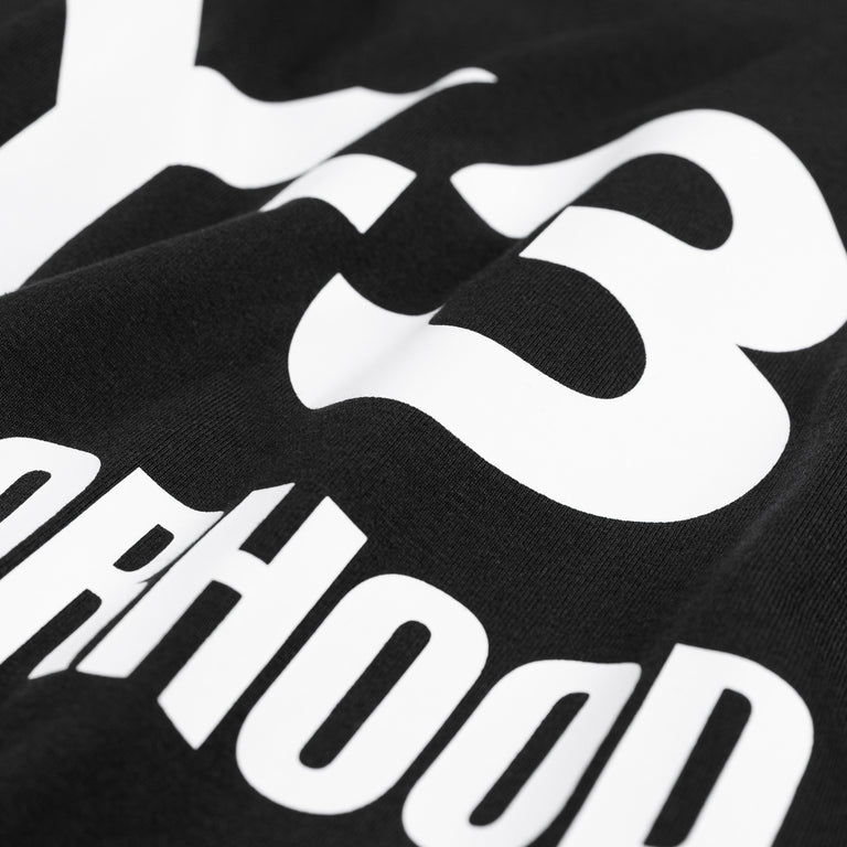Adidas Y-3 x NBHD Logo Tee - S / Black - 4