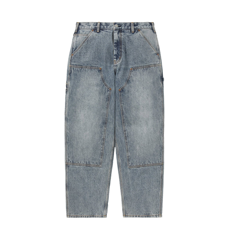 thisisneverthat Denim Double Knee Pant - M / Washed Blue - 1
