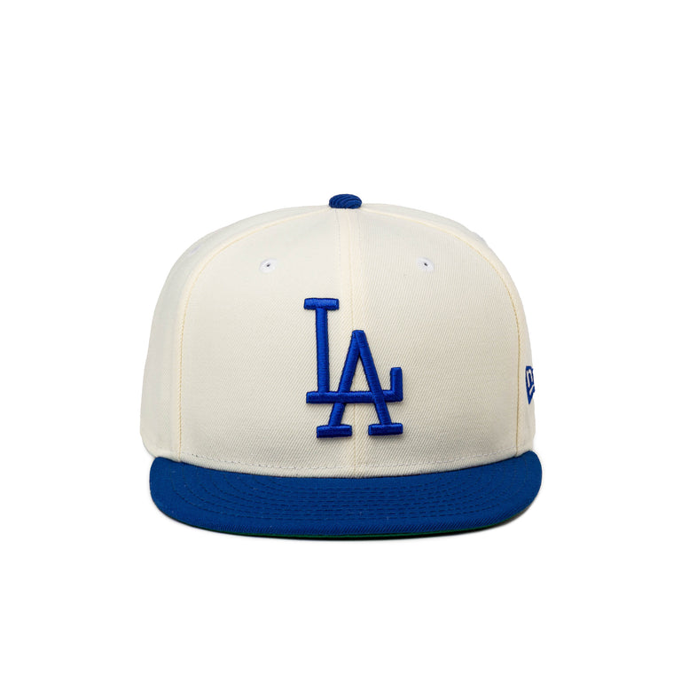 New Era MLB Los Angeles Dodgers 59FIFTY Fitted Cap - 7 1/2 / Chrome / Light Royal

