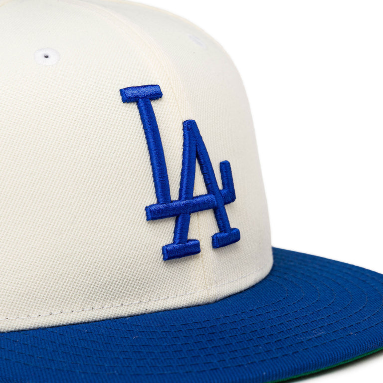 New Era MLB Los Angeles Dodgers 59FIFTY Fitted Cap - 7 1/2 / Chrome / Light Royal - 2