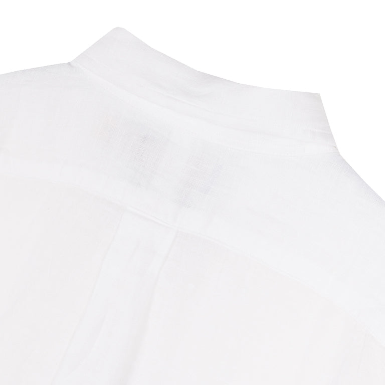 Polo Ralph Lauren Custom Fit Linen Shirt - XL / White - 5