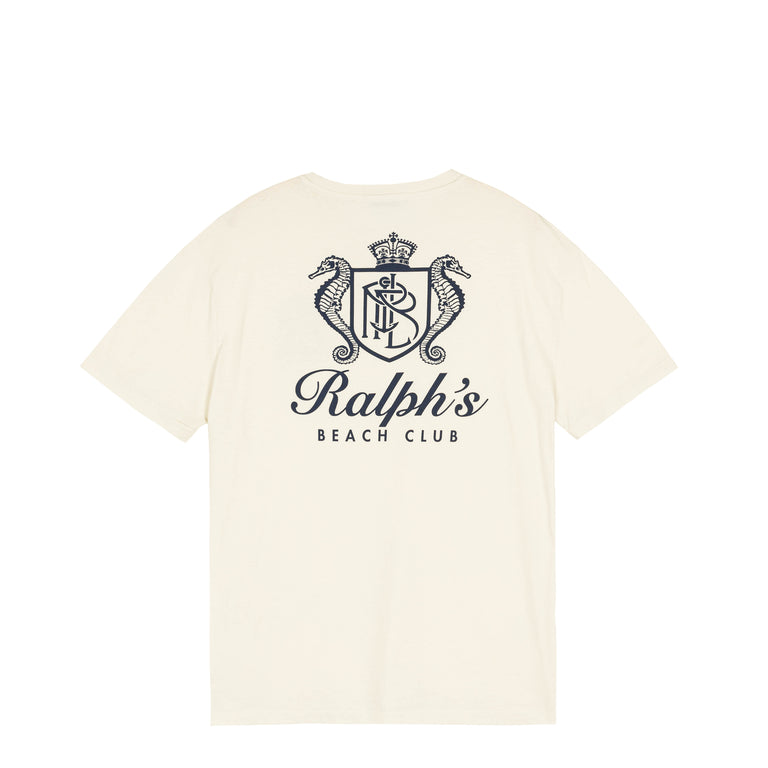 Polo Ralph Lauren Jersey Graphic T-Shirt - L / Deckwash White
