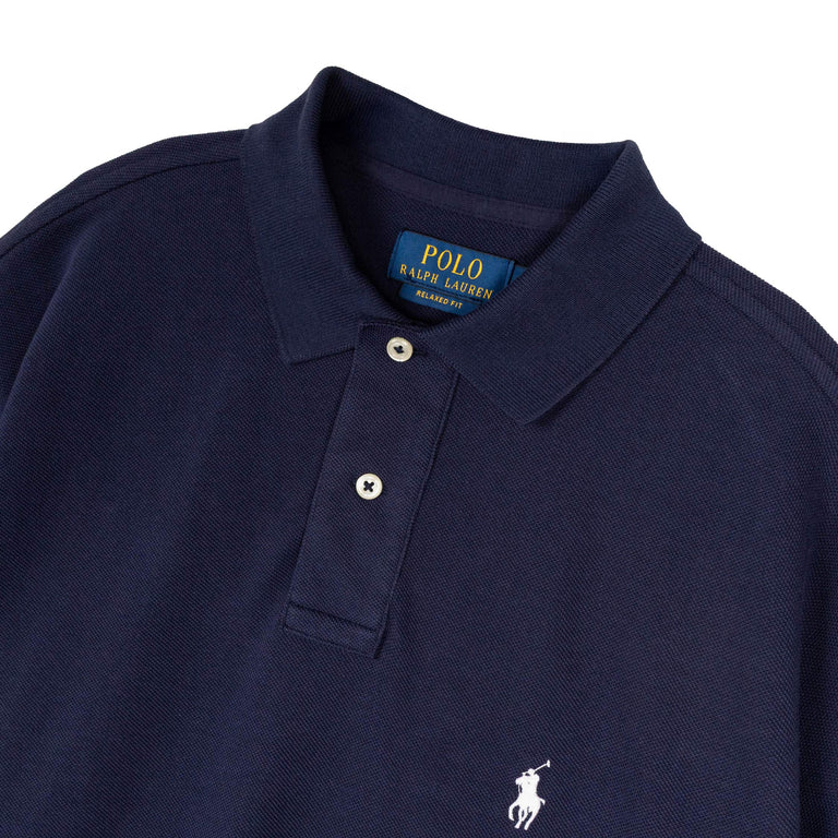 Polo Ralph Lauren Mesh Polo Shirt - L / Newport Navy - 2