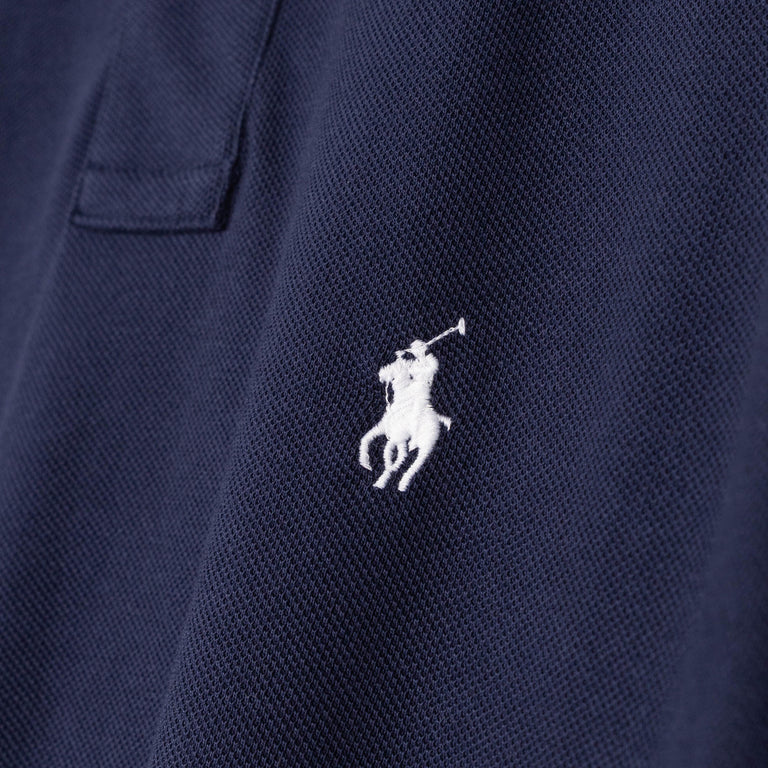 Polo Ralph Lauren Mesh Polo Shirt - L / Newport Navy - 3
