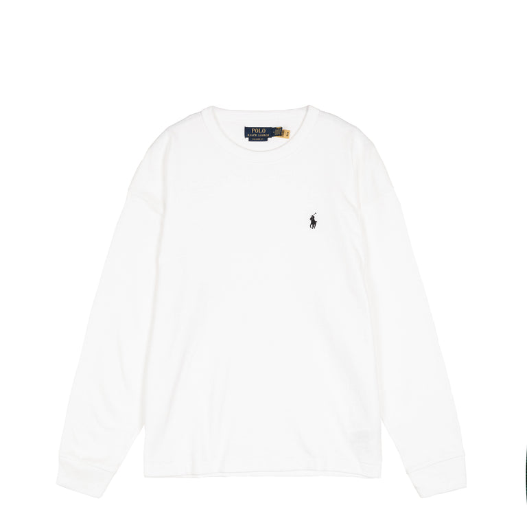 Polo Ralph Lauren Long Sleeve Knit T-Shirt - S / White - 1