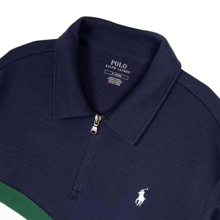Polo Ralph Lauren Double-Knit Quarter-Zip Sweatshirt - S / White - 2