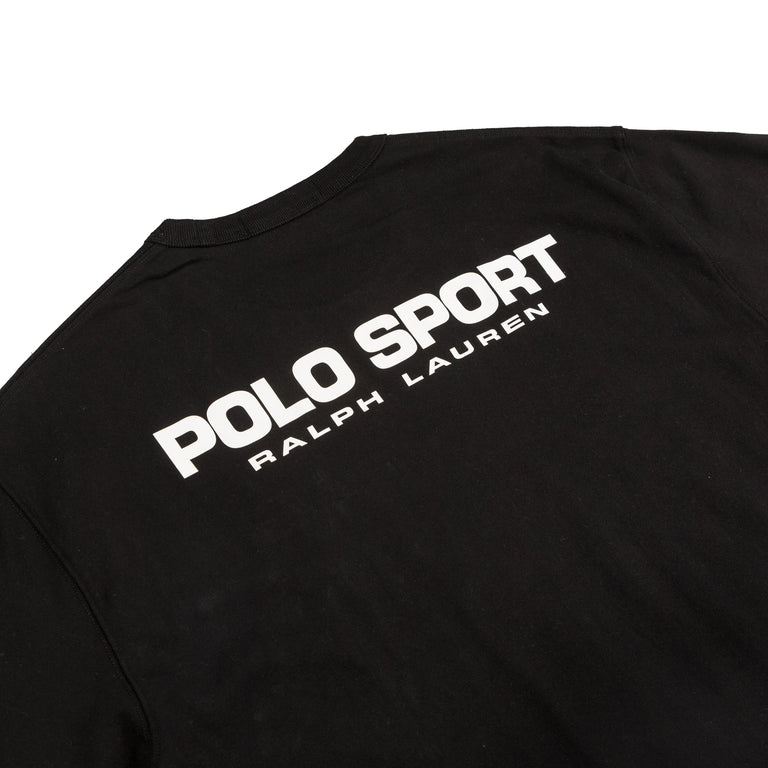 Polo Ralph Lauren Sport Jersey T-Shirt - L / Polo Black / White - 3