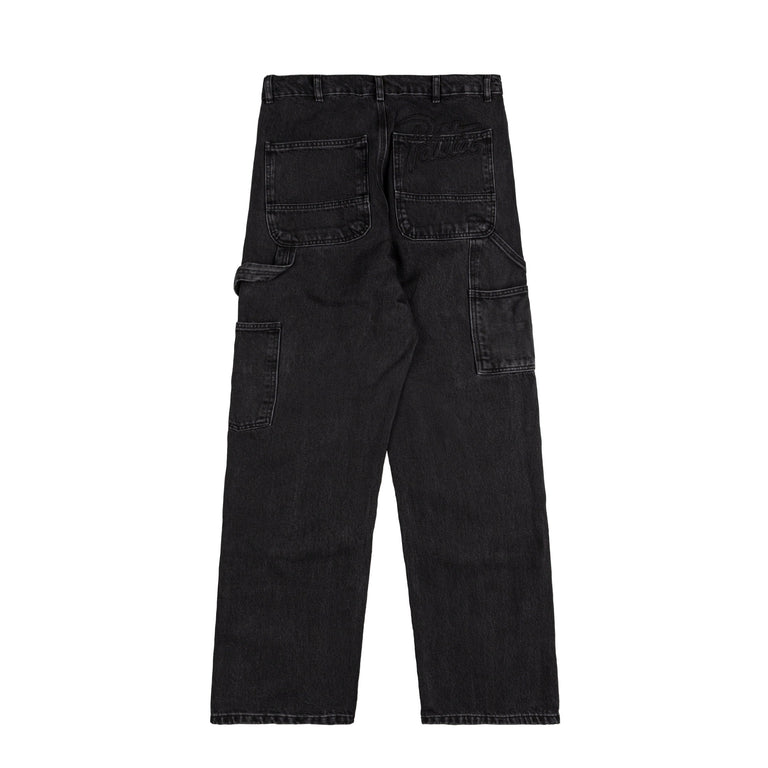 Patta Double Knee Cartoon Denim Pants - 28 / Black Denim - 2