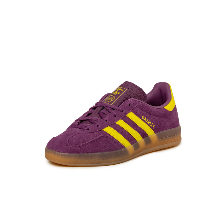 Adidas Gazelle Indoor W - 40 2/3 / Rich Mauve / Bright Yellow / Gum 3 - 2