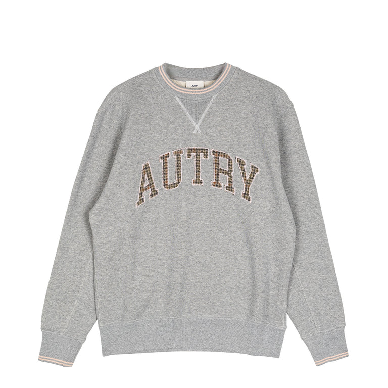 Autry College Check Sweatshirt - L / Melange / Make Up - 1