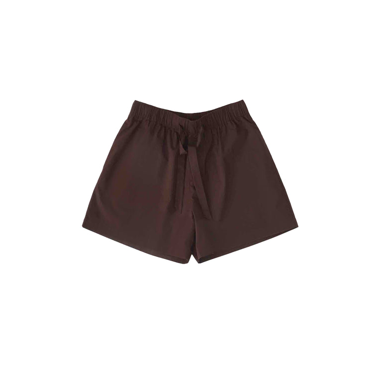 Tekla Pyjamas Shorts - M / Coffee
