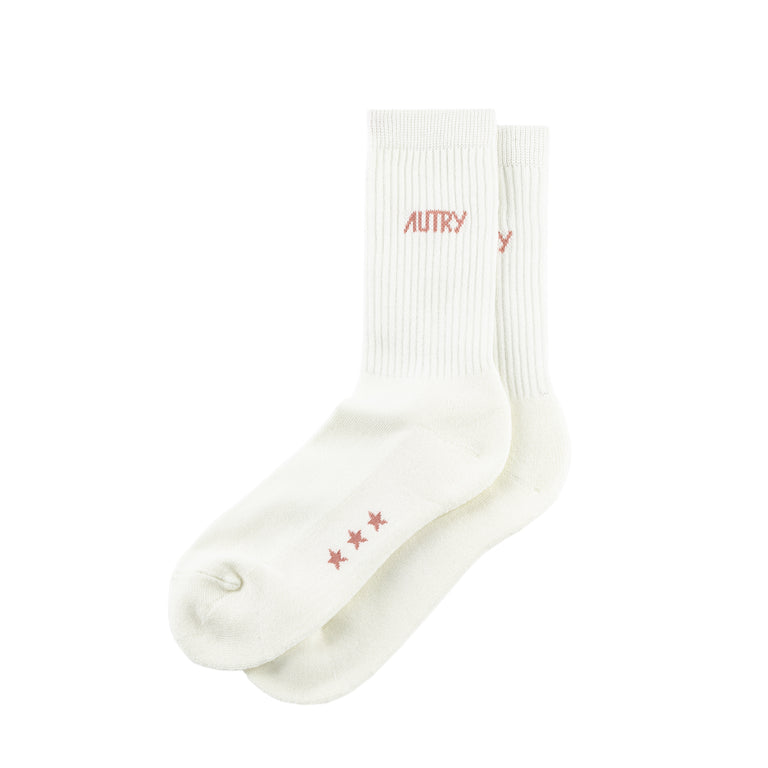 Autry Stars Socks - S / Cream / Pink - 1