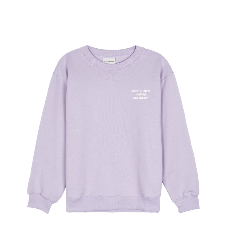 Drole de Monsieur Le Sweatshirt Slogan - XXL / Lavender - 2