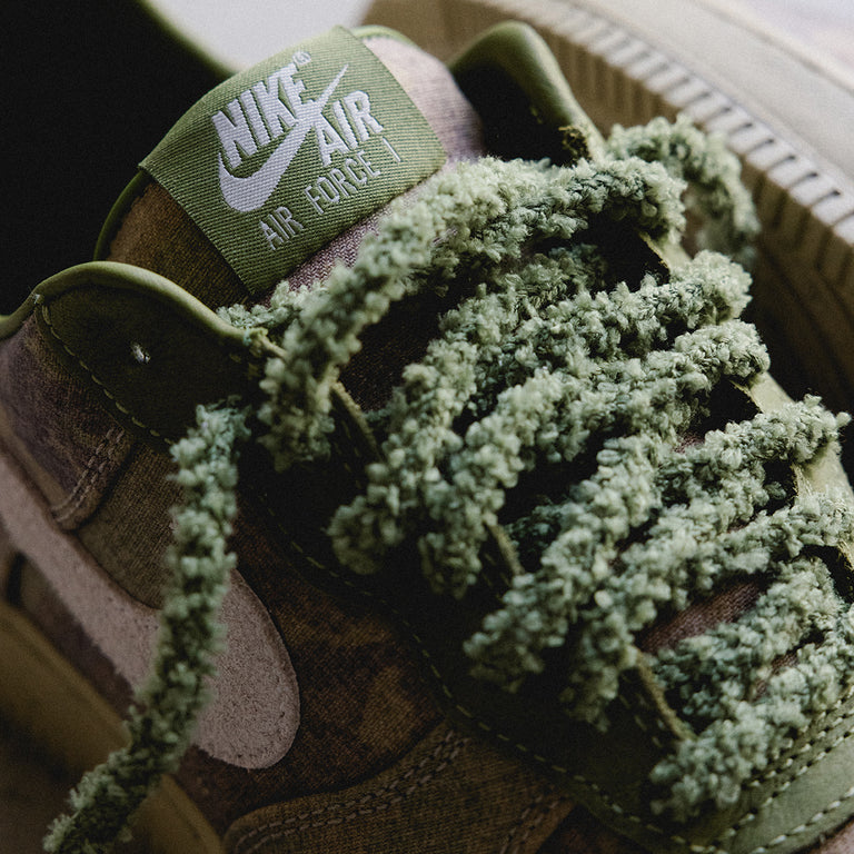 Nike Air Force 1 Low QS *Camo* - 45 / Asparagus / Wheat Grass / Aluminum / Phantom - 4