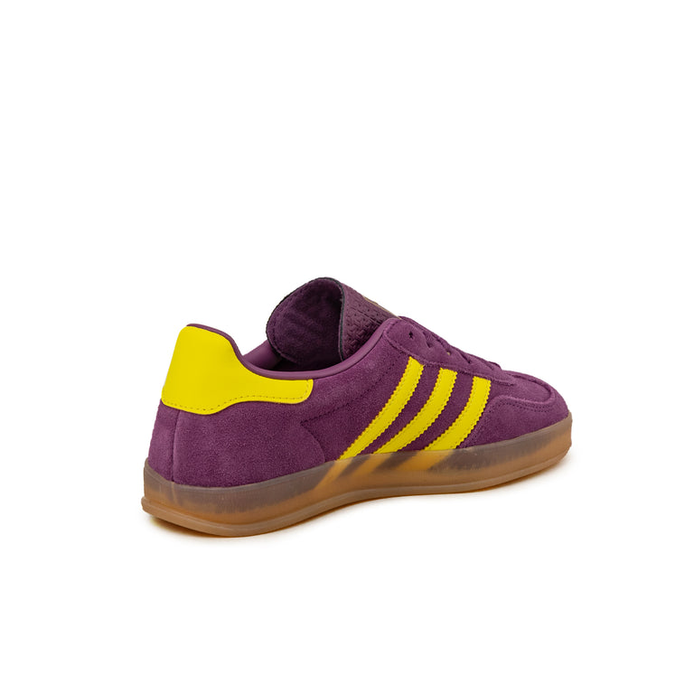 Adidas Gazelle Indoor W - 40 2/3 / Rich Mauve / Bright Yellow / Gum 3 - 3