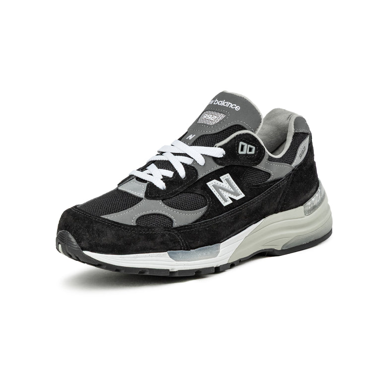 New Balance 992 *Made in USA* - 46.5 / Black /Grey / Silver Metalic - 2
