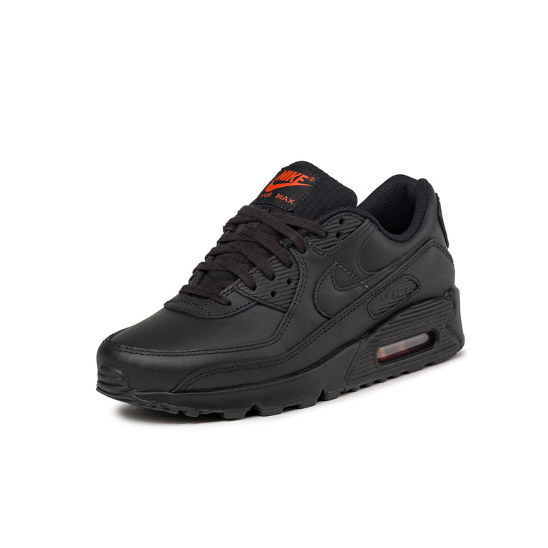 Nike Air Max 90 - 35.5 / Black / Black / Safety Orange - 2