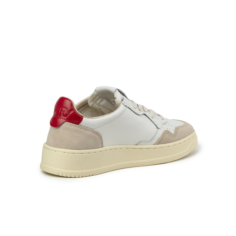 Autry Medalist W *Leather / Suede* - 37 / White / Red - 3