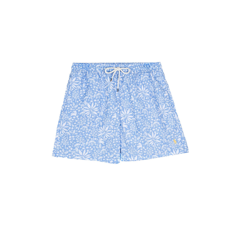 Polo Ralph Lauren Woven Trunk Swim Bottom - XXL / Blue Tiger Paradise
