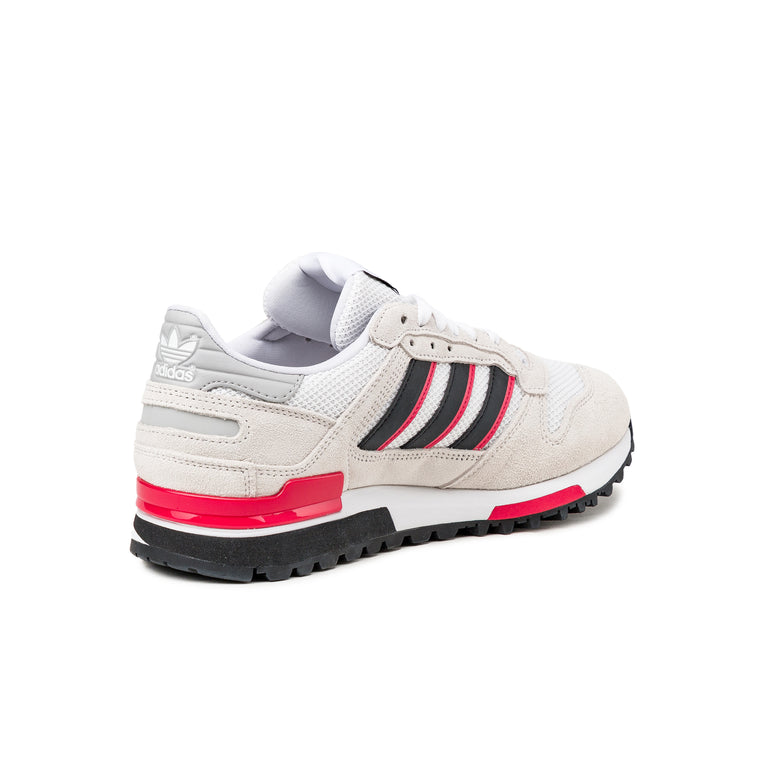 Adidas ZX 600 - 40 / Footwear White / Core Black / Semi Lucid Red - 4