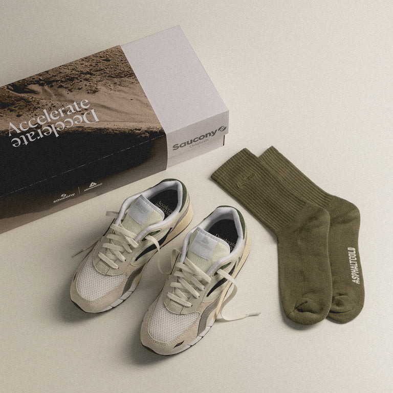 Saucony x Asphaltgold Shadow 6000 - 36 / White / Light Grey - 6