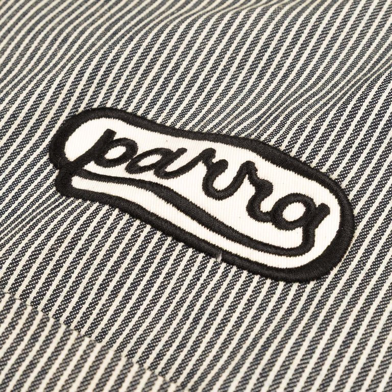 By Parra Work Later Short Sleeve Shirt - XL / Blue - 3