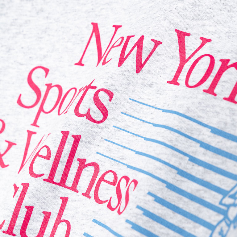 Sporty & Rich NY Motion T-Shirt - L / Heather Gray - 4