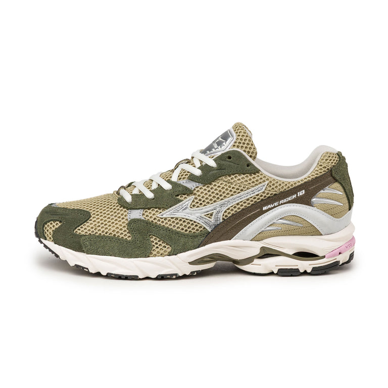 Mizuno Wave Rider 10 - 38 / Elm / Dawn Blue / Stone Gray

