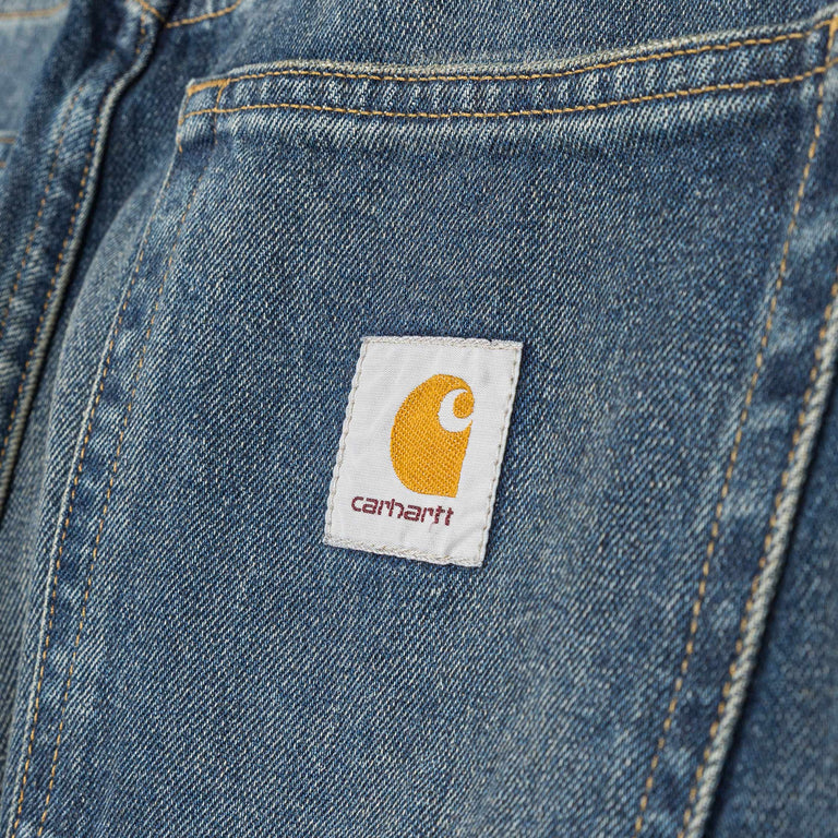 Carhartt WIP Brandon Pant - S / Blue Worn / Used Wash - 5