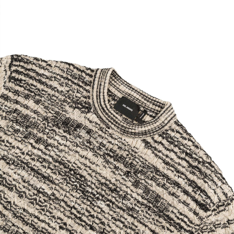 Axel Arigato Noah Sweater - S / Off White / Black - 2
