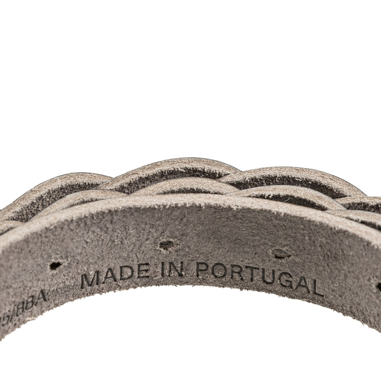 Our Legacy Braided Belt 2 CM - 80 / Soft Coal Torn Bovine - 2