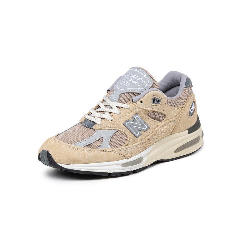 New Balance 991 v2 *Made in England* - 45.5 / Cuban Sand / Harbor Mist / Silver - 4