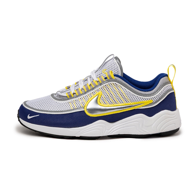 Nike Air Zoom Spiridon SP - 40 / White / Metallic Silver / Deep Royal Blue / White
