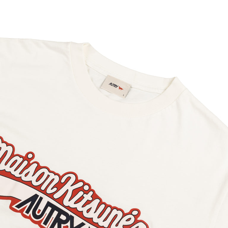 Autry x Maison Kitsune T-Shirt Main - XL / White - 2