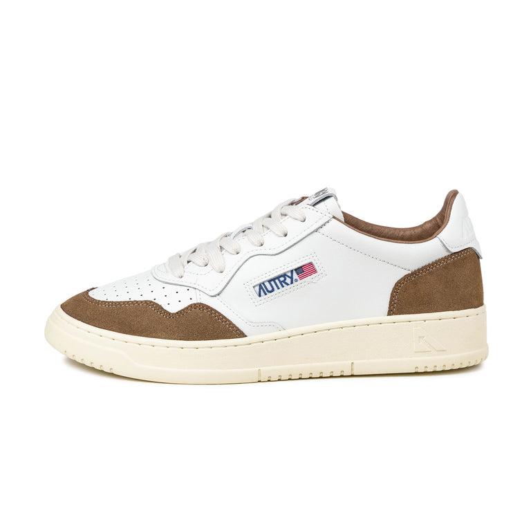 Autry Medalist *Soft Leather / Suede* - 40 / White / Tobacco - 1