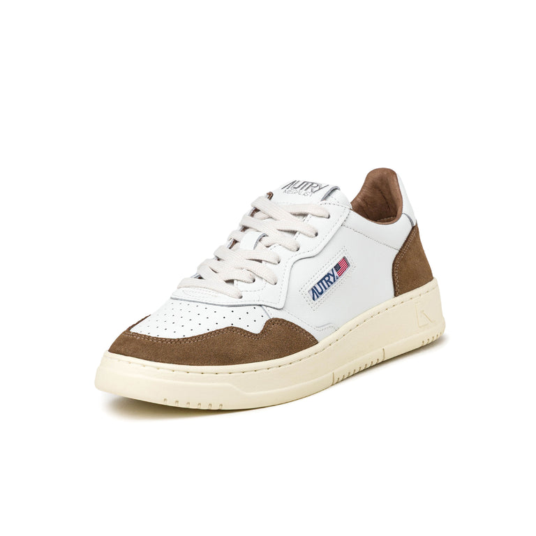 Autry Medalist *Soft Leather / Suede* - 40 / White / Tobacco - 2