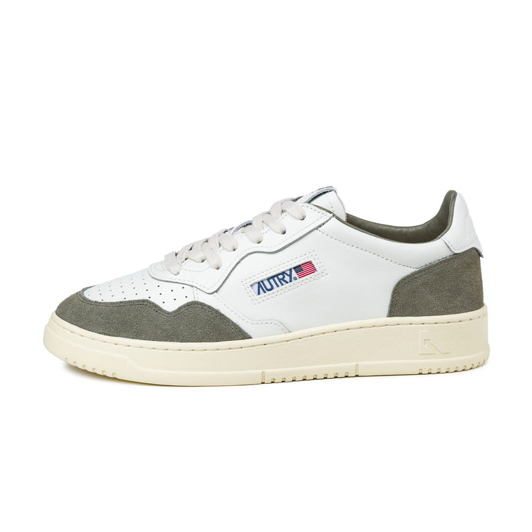 Autry Medalist *Soft Leather / Suede* - 40 / White / Smoked Green - 1