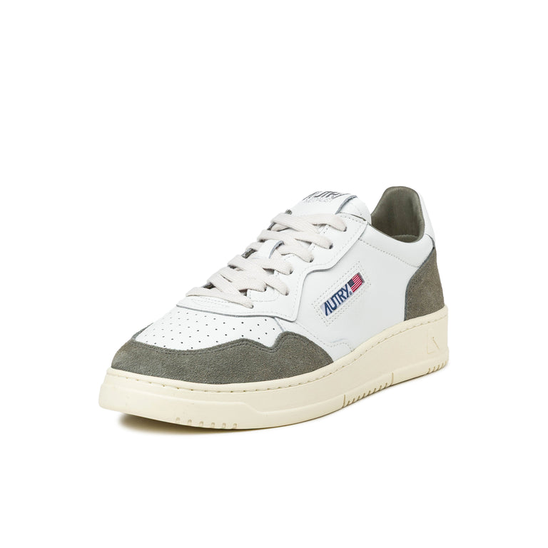 Autry Medalist *Soft Leather / Suede* - 40 / White / Smoked Green - 2