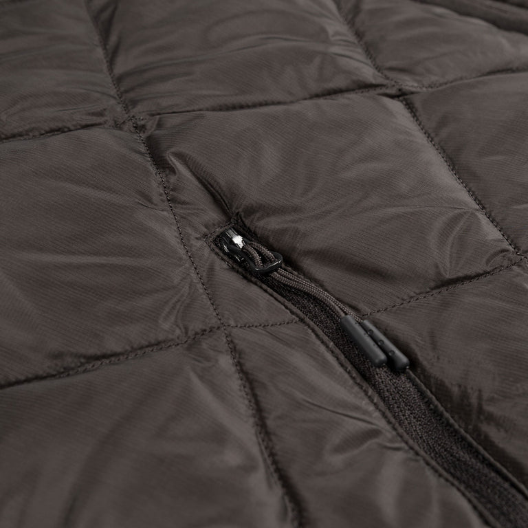 Hiking Patrol Base LT Down Zip Jacket - L / Charcoal Black - 6